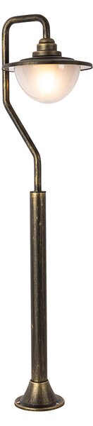 Klasická venkovní lucerna starožitná zlatá 100 cm IP44 - Bruggy