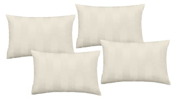 Saténové povlaky na polštáře v sadě 4 ks 75x50 cm So Soft Satin Stripe – Catherine Lansfield
