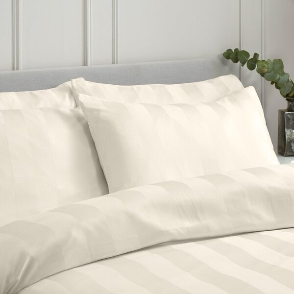 Saténové povlaky na polštáře v sadě 4 ks 75x50 cm So Soft Satin Stripe – Catherine Lansfield