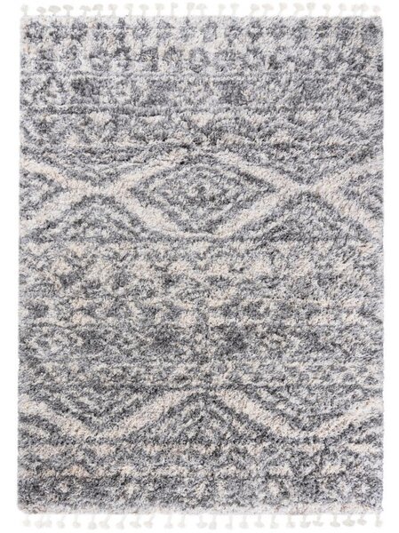Kusový koberec shaggy Acama krémově šedý 80x150cm