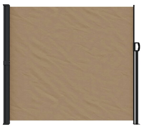 Zatahovací boční markýza taupe 180 x 300 cm
