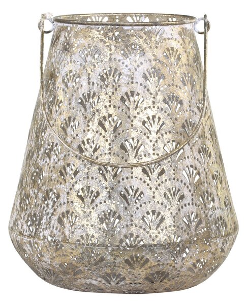 Champagne antik kovová lucerna Vireon - Ø23 *28 cm - Chic Antique