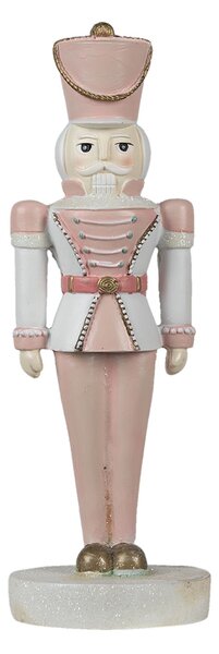 Dekorace růžový Louskáček - 10*9*26 cm - Clayre & Eef