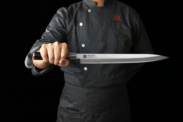 Nůž Sashimi 300mm XinZuo X7Cr17MoV