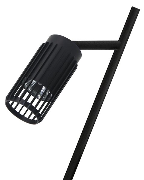 Stolní lampa Vertical, 1x černé kovové stínítko, b