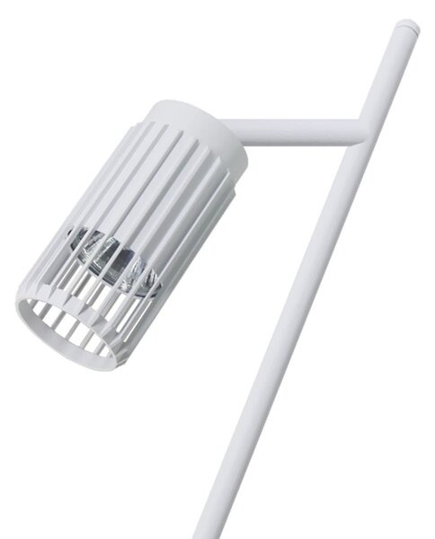 Stolní lampa Vertical, 1x bílé kovové stínítko, w