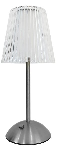 Stolní lampa Tacoma, 1x transparentní PVC stínítko, ch