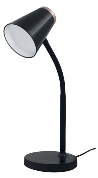 Stolní lampa Chico, 1x černé/zlaté PVC stínítko, b