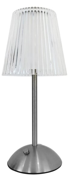 Stolní lampa Tacoma, 1x transparentní PVC stínítko, ch
