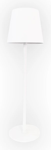 Stolní lampa Toscana, 1x bílé PVC stínítko, w