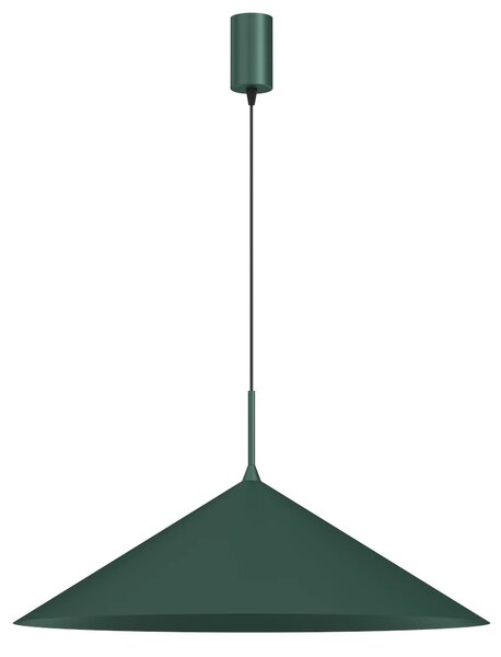 Závěsné svítidlo Capital, 1x zelené kovové stínítko, (fi 60cm), gr