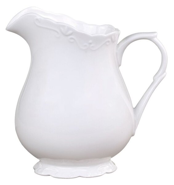 Porcelánový džbán s krajkou Provence lace - 18cm / 1.1L - Chic Antique