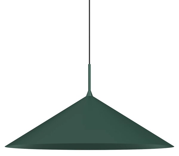 Závěsné svítidlo Capital, 1x zelené kovové stínítko, (fi 60cm), gr