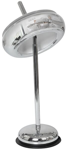 Stolní lampa Mercurio, 1x chromové kovové stínítko