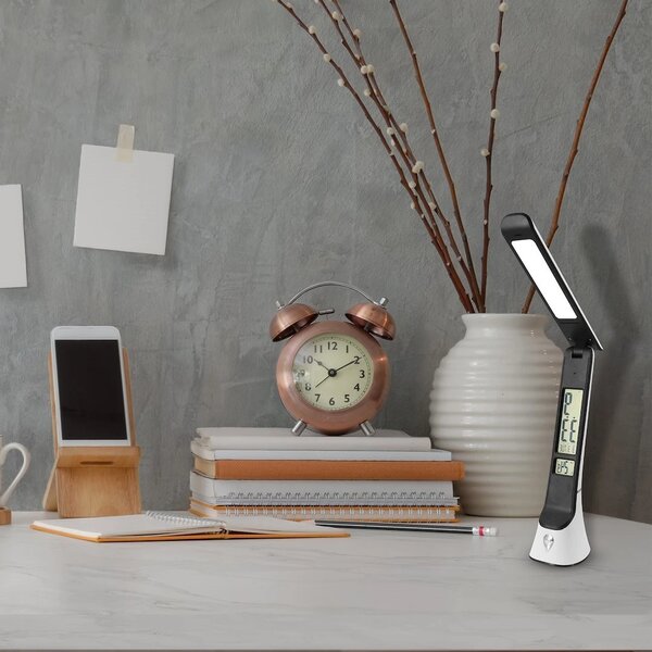 Stolní LED lampa Tori, 1x LED 5w, 3000-6000k, b/w