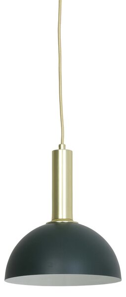 Zeleno-zlaté kovové závěsné světlo Boste - Ø 25*13 cm - Light & Living