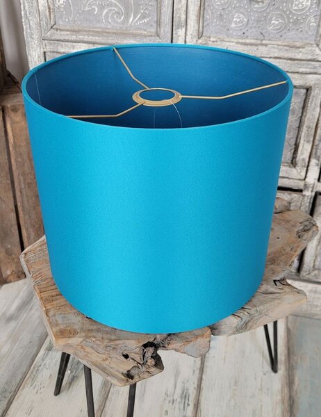 Petrolejové stínidlo na stolní nebo závěsnou lampu Petrol - Ø 30*25cm/ E27 - Collectione