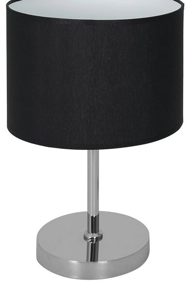 Stolní lampa Casino, 1x černé textilní stínítko, ch