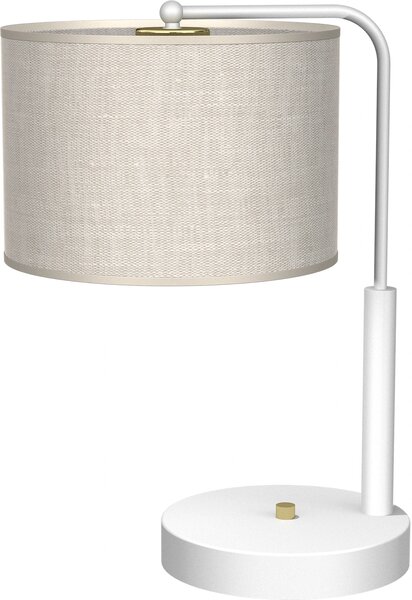 Stolní lampa Lino, 1x lněné stínítko, w