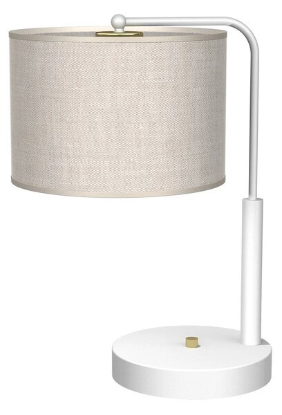 Stolní lampa Lino, 1x lněné stínítko, w