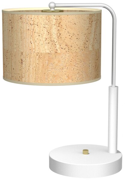 Stolní lampa Cork, 1x korkové stínítko, w