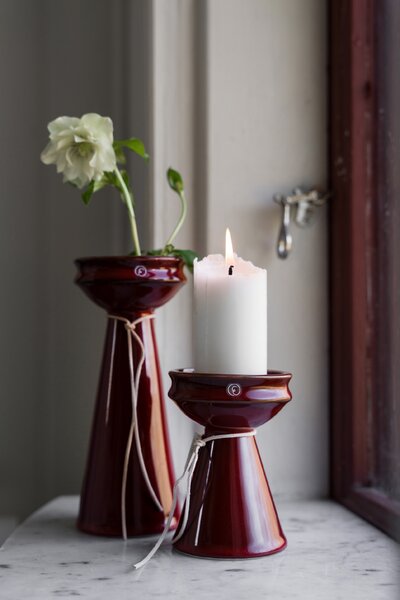 ERNST Kameninová váza Hyacint Red - 12 cm EF570