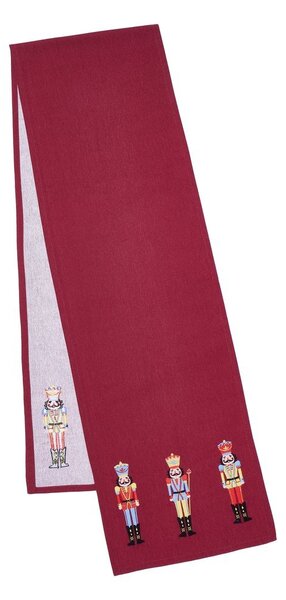 Bavlněný běhoun na stůl s vánočním motivem 220x32 cm Christmas Nutcracker – Catherine Lansfield