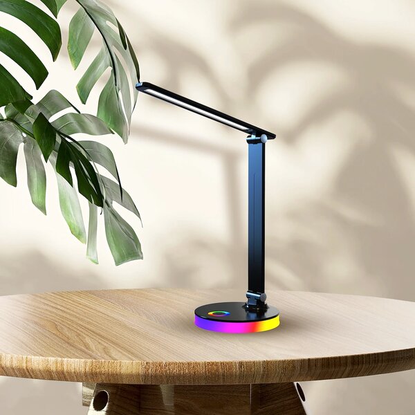 Stolní LED lampa Bruno, 1x LED 5w, 3000-6500k, b, RGB