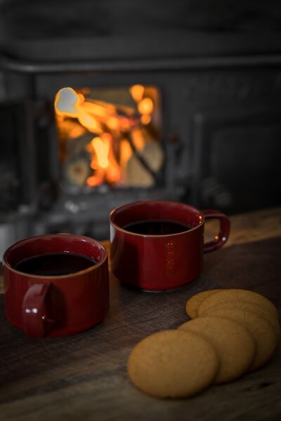 ERNST Keramický hrnek Glogg Red - 100 ml EF576