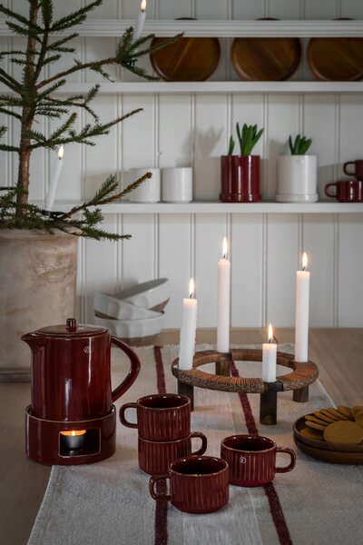 ERNST Keramický hrnek Glogg Red - 100 ml EF576