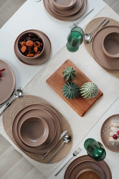 ASIR Porcelánová jídelní souprava CINAMON 18 ks