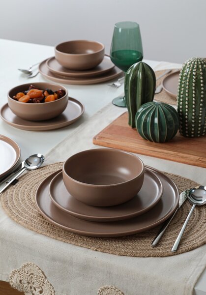 ASIR Porcelánová jídelní souprava CINAMON 18 ks