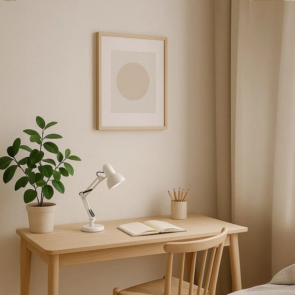 Stolní lampa Nexa, 1x bílé kovové stínítko, w