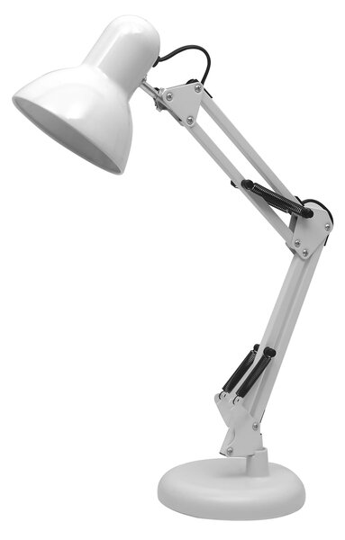 Stolní lampa Nexa, 1x bílé kovové stínítko, w