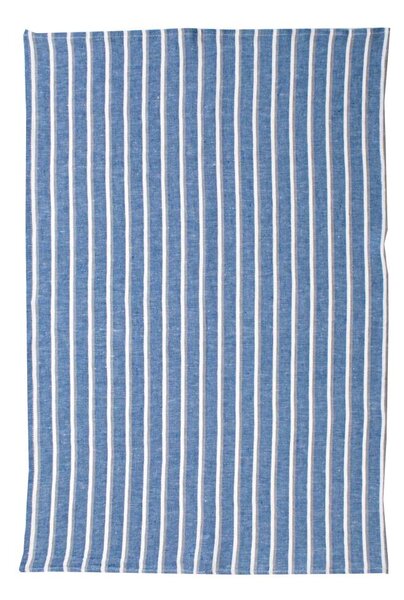Snový svět Oceán modrý - lněný ručník - sarong Rozměr: 60 x 115 cm