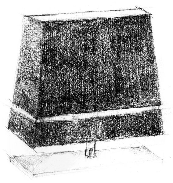 Stolní lampa Volans, 1x černé/zlaté textilní stínítko, g
