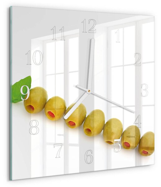 Skleněné hodiny Olivy zskb-30x30-00079735