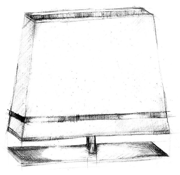 Stolní lampa Volans, 1x bílé/zlaté textilní stínítko, g