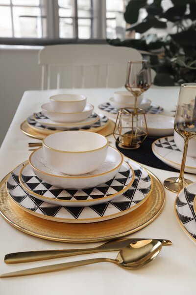 ASIR Porcelánová jídelní souprava FLOOR 24 ks