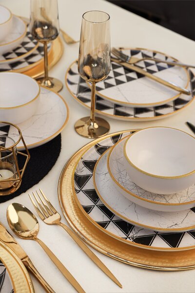 ASIR Porcelánová jídelní souprava FLOOR 24 ks