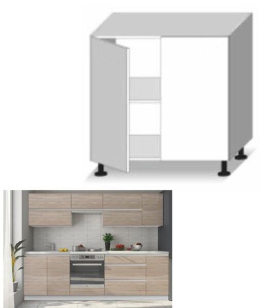 Dolní kuchyňská skříňka Lilouse D 80