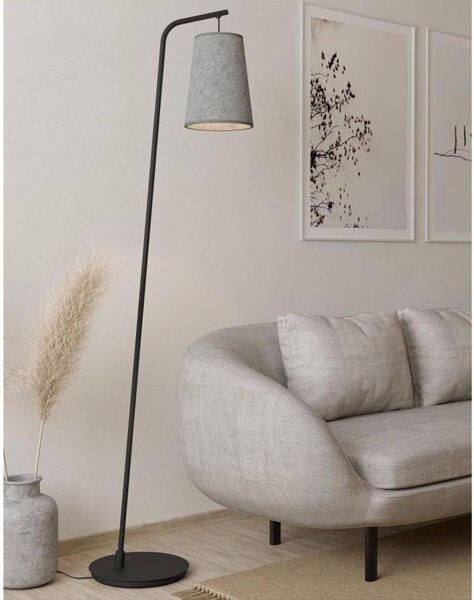 Eglo 43987 - Stojací lampa ALSAGER 1xE27/40W/230V šedá