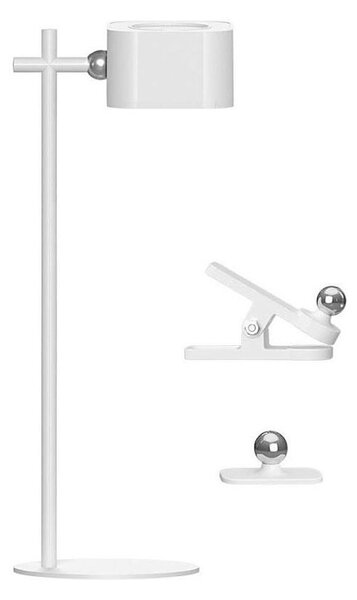 LED Stmívatelná magnetická stolní lampa 4v1 LED/3W/5V 3000-6000K 1800 mAh bílá