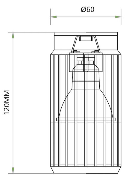 Stropní svítidlo Vertical, 1x bílé kovové stínítko, w