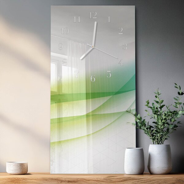 Skleněné hodiny vertikální Vzor zsppb-30x60-00092924