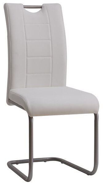 Jídelní židle Cindy, bílá ekokůže