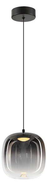 Závěsné svítidlo Vaso, 1x grafitové skleněné stínítko, (fi 15cm), b