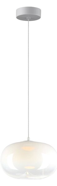 Závěsné svítidlo Vaso, 1x bílé skleněné stínítko, (fi 18cm), w