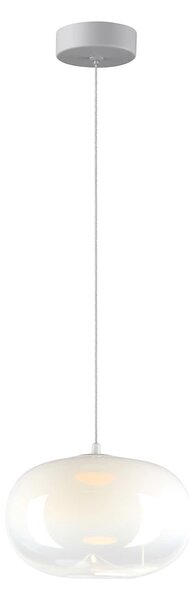 Závěsné svítidlo Vaso, 1x bílé skleněné stínítko, (fi 18cm), w