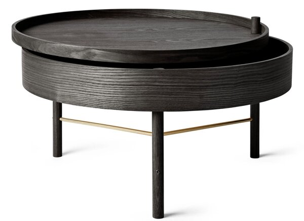 Audo Copenhagen Stolek Turning Table - Black Ash MN163